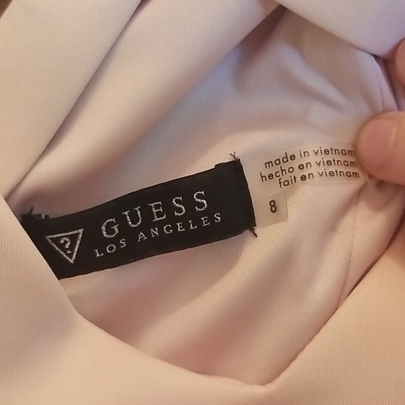 GUC Guess bodycon light pink dress size 8 - Picture 7 of 11